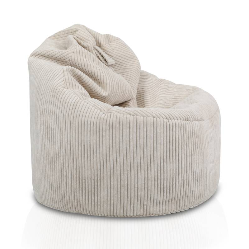 Furini Yoko Sitzsack Samt, Beige von Furini