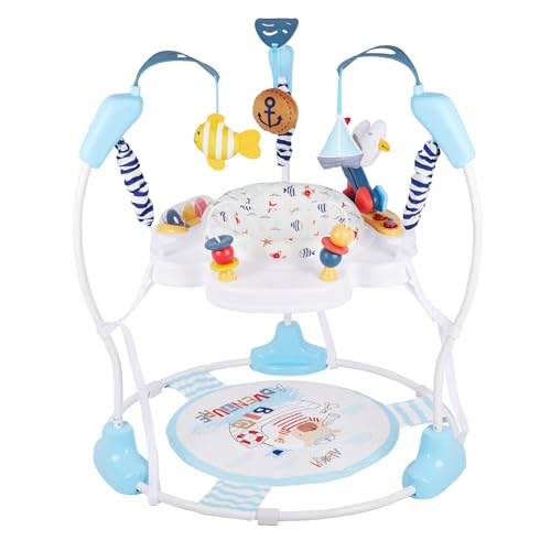 Furmubei Baby Activity Center, 3 in 1 Baby Jumper Säugling Activity Center mit 360° drehbarem Sitz Musik Lichter 3 Einstellbare Höhen Säugling Aktivitätspullover für 6+ Monate JP2401 Furmubei Baby Activity Center, 3 in 1 Baby Jumper Säugling Activity Center mit 360° drehbarem Sitz Musik Lichter 3 Einstellbare Höhen Säugling Aktivitätspullover für 6+ Monate JP2401 von Furmubei