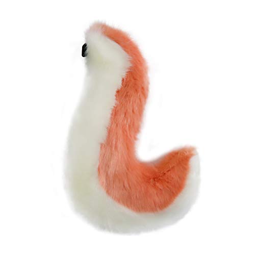 Furryvalley Kostüme Schwanz Cosplay Plüsch Kunstpelz Tail für Halloween Party verkleiden künstliche Tier (Orange) von Furryvalley