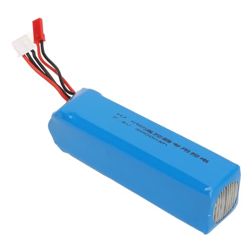 Fussbudget RC-Sender-Fernbedienung, Lithium-Batterie, 7,4 V, 3000 MAh, Ersatz-LiPo-Batterie für FRSKY X9D Plus Fussbudget RC-Sender-Fernbedienung, Lithium-Batterie, 7,4 V, 3000 MAh, Ersatz-LiPo-Batterie für FRSKY X9D Plus von Fussbudget