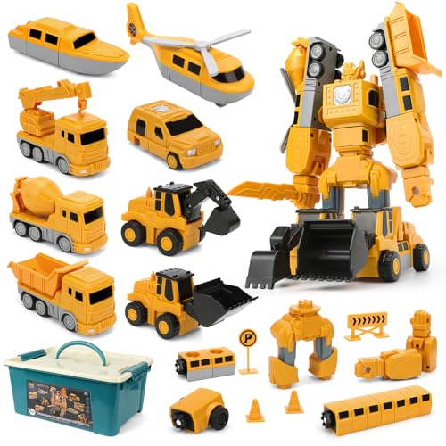 Fuutilake Magnetischer Verformung Roboter Spielzeug für Kinder mit Aufbewahrungsbox DIY pädagogisches Kreativitätspuzzle Bausteine Verformung Roboter Baustellenfahrzeuge Auto für 3+ Jungen Mädchen Fuutilake Magnetischer Verformung Roboter Spielzeug für Kinder mit Aufbewahrungsbox DIY pädagogisches Kreativitätspuzzle Bausteine Verformung Roboter Baustellenfahrzeuge Auto für 3+ Jungen Mädchen von Fuutilake