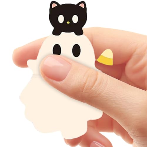Fuuxtci Geist Figur - Mini Telefon Spielfigur | Neuheit Haftbare Mini Figur Für Alle Modelle Haus Tisch Deko von Fuuxtci