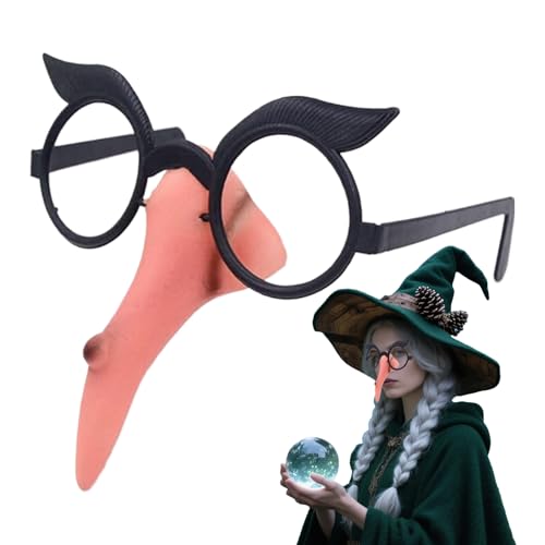 Fuuxtci Hexennase - Hexennase Mit Schwarzer Brille - Kostüm Accessoire Für Clown Schminkparty Maskerade Weihnachtsfeier Auftritt Fuuxtci Hexennase - Hexennase Mit Schwarzer Brille - Kostüm Accessoire Für Clown Schminkparty Maskerade Weihnachtsfeier Auftritt von Fuuxtci