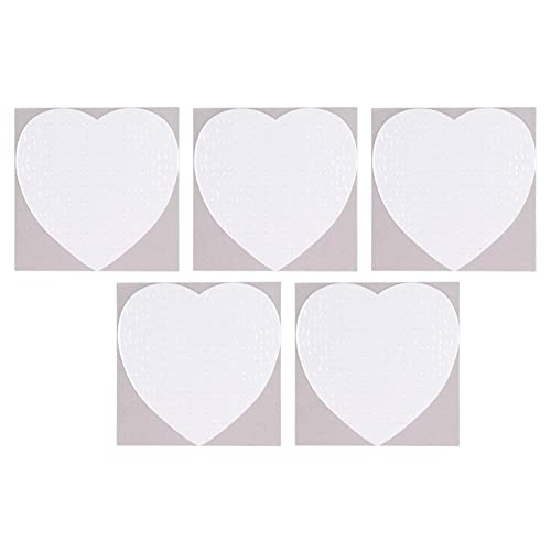 Wärmeübertragungspuzzle, 5 Sets, A4, 19 x 19 cm, 75 Teile, Sublimations-Puzzle, Herzform mit Bodenplatten für DIY-Unterhaltung von Fuwe