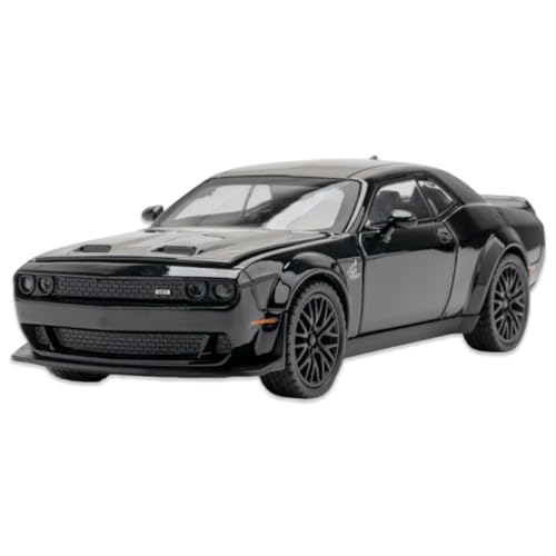Fuwraixis 1/32 Legierung Auto, Challenger SRT Automodell, Legierung Druckguss Auto Spielzeug, Modellautos sammeln, Geeignet für Kinder, Jungen, Erwachsener als Geschenk von Fuwraixis