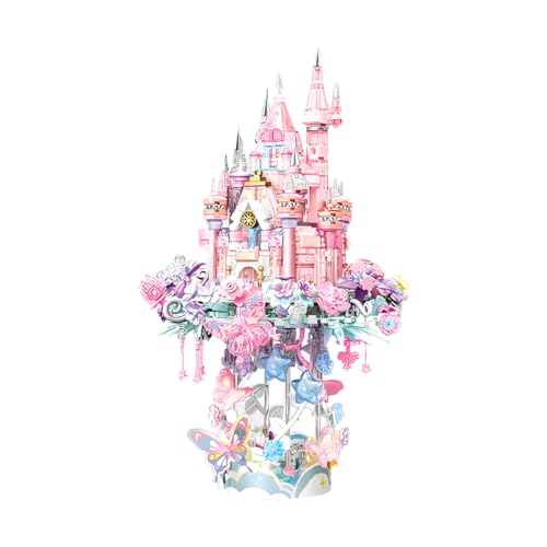 Fuwraixis 822 Stück Ewige Blume Castle Bauklötze, Kreatives Bauspielzeug zum Zusammenbauen, Blume-Schmetterling-Baustein mit Sockel, Geschenk für Mädchen ab 6 Jahren Fuwraixis 822 Stück Ewige Blume Castle Bauklötze, Kreatives Bauspielzeug zum Zusammenbauen, Blume-Schmetterling-Baustein mit Sockel, Geschenk für Mädchen ab 6 Jahren von Fuwraixis