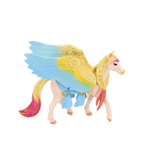 Fuwraixis Buntes Pegasus-Spielset, Mythischer Pegasus mit Flügeln, Fantasietiere Ornamente, Simulationstiermodelle, Charaktersets für Kinder ab 5 Jahren Fuwraixis Buntes Pegasus-Spielset, Mythischer Pegasus mit Flügeln, Fantasietiere Ornamente, Simulationstiermodelle, Charaktersets für Kinder ab 5 Jahren von Fuwraixis