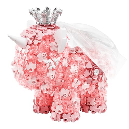 Fuwraixis Ewige Blume Bauklotz Spielzeug, Blume Einhorn Blockmodell, Kreative Bauklötze zusammenstellen, Exquisite Geschenkbox, Geschenke für Mädchen ab 8 Jahren, 1363 Stück Fuwraixis Ewige Blume Bauklotz Spielzeug, Blume Einhorn Blockmodell, Kreative Bauklötze zusammenstellen, Exquisite Geschenkbox, Geschenke für Mädchen ab 8 Jahren, 1363 Stück von Fuwraixis