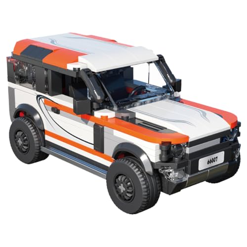 Fuwraixis Geländewagen Bauklötze, Land Traveller 90P400 Auto Bausteine Modelle, 406 Teile Stadtauto Rennen Baukasten Spielzeug, Geschenke für Jugendliche und Erwachsene ab 14 Jahren von Fuwraixis