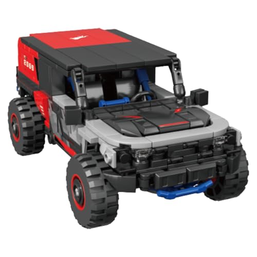 Fuwraixis Geländewagen Bauklötze,Auto Bausteinmodelle, 438 Stück Rennwagen Baukasten Spielzeug,Auto Modell Dekoration Sammlung,Geschenke für Teenager und Erwachsene ab 14 von Fuwraixis