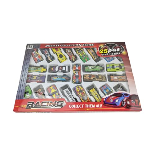 Fuwraixis Kinder-Automodell aus Aluminium, Cartoon-Auto, Geschenkbox-Set Lernspielzeug, 25 Stück Fuwraixis Kinder-Automodell aus Aluminium, Cartoon-Auto, Geschenkbox-Set Lernspielzeug, 25 Stück von Fuwraixis