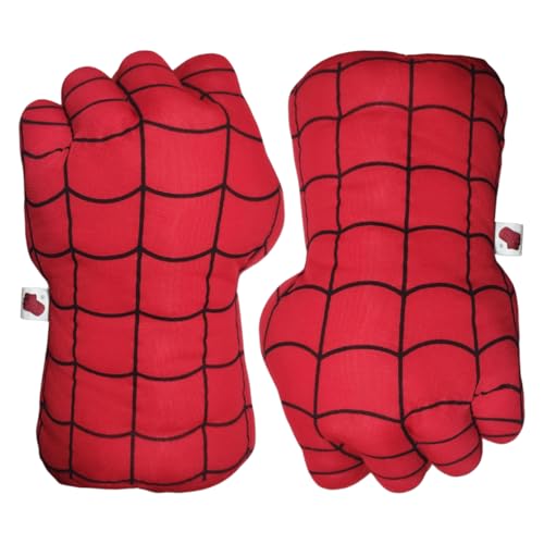 Fuwraixis Kinder Superhelden Boxhandschuhe, große weiche Plüsch rote Faust, Spinne Element Party Requisiten, Rollenspiel, Geburtstagsgeschenk für Jungen, Kinder Fuwraixis Kinder Superhelden Boxhandschuhe, große weiche Plüsch rote Faust, Spinne Element Party Requisiten, Rollenspiel, Geburtstagsgeschenk für Jungen, Kinder von Fuwraixis