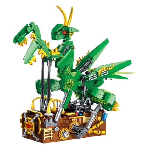 Fuwraixis Mechanische Gottesanbeterin Bauklötze, Insekt Serie Bauklötze Spielzeug, Baukastenmodell für das Getriebegestänge, Geschenke für Kinder ab 6 Jahren (643 Teile) von Fuwraixis