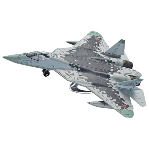 Fuwraixis SU-57 Kämpfer Bausteine, Tarnkappenjäger Bauklötze Modelle, Sammelspielzeug für Jungen, Flugzeug Dekorationen, Geschenke für Kinder und Erwachsene ab 5 Jahren von Fuwraixis