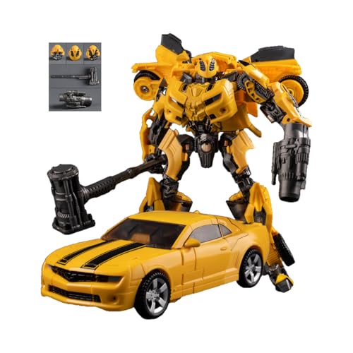 Fuwraixis Transformieren Roboter Spielzeug,2 in 1 Transforming Roboter Modell,Bumblebee-Automodell,Mit Einer Vielzahl von Waffen und Kopfformen,Geschenk für Kinder ab 6 Jahren und Erwachsene Fuwraixis Transformieren Roboter Spielzeug,2 in 1 Transforming Roboter Modell,Bumblebee-Automodell,Mit Einer Vielzahl von Waffen und Kopfformen,Geschenk für Kinder ab 6 Jahren und Erwachsene von Fuwraixis