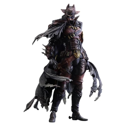 Fuwraixis Wild West Cowboy Actionfigur, Bewegliche Action-Figuren, Verschiedene austauschbare Handhaltungen und Waffenzubehör, Geschenke zum Sammeln Fuwraixis Wild West Cowboy Actionfigur, Bewegliche Action-Figuren, Verschiedene austauschbare Handhaltungen und Waffenzubehör, Geschenke zum Sammeln von Fuwraixis