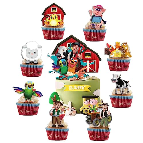 25 Stück Lai Granja De Zenoon Kuchendekorationen Cupcake-Topper, Lai Granja De Zenoon Geburtstagsparty-Dekoration, Kuchendekorationen für Lai Granja De Zenoon Partyzubehör 25 Stück Lai Granja De Zenoon Kuchendekorationen Cupcake-Topper, Lai Granja De Zenoon Geburtstagsparty-Dekoration, Kuchendekorationen für Lai Granja De Zenoon Partyzubehör von Fuyhiuous