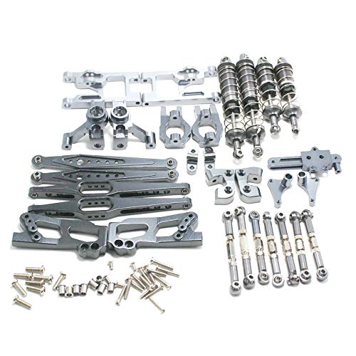 Fvoagaou 12428 Upgrade ZubehöR Kit für Wltoys 12428 12423 12427 Feiyue Fy03 Q39 Q46 1/12 Rc Auto Universal Teile, Grau von Fvoagaou