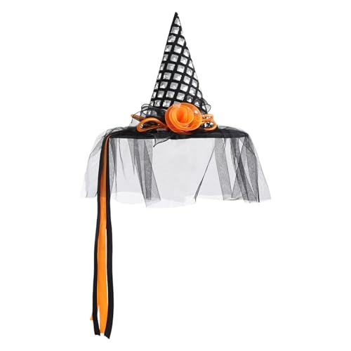 FxaumsGxuk Hexenhut, Kostüm Hut Halloween, Klassische Kostümhüte Zum Verkleiden Für Kinder Und Erwachsene Cosplay Party Accessoires Für Indoor Bar Garten Zuhause von FxaumsGxuk
