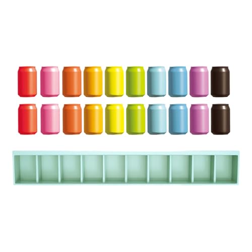 FxaumsGxuk Kinder Zuordnungsspiel, Flasche Farben Puzzle Spielzeug, Kreatives Farben Zuordnungsspiel Für Kindergarten, Gruppen, Zuhause Und Unterwegs von FxaumsGxuk