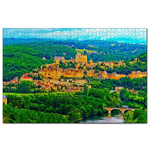 Frankreich Beynac Castle Perigord Dordogne 1000 Teiliges Puzzle für Erwachsene und Familien Reise Geschenk Souvenir aus Holz 30x20 Zoll Frankreich Beynac Castle Perigord Dordogne 1000 Teiliges Puzzle für Erwachsene und Familien Reise Geschenk Souvenir aus Holz 30x20 Zoll von Fxdiy