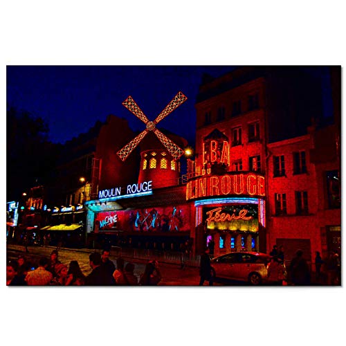Frankreich Moulin Rouge Paris 1000 Teiliges Puzzle für Erwachsene und Familien Reise Geschenk Souvenir aus Holz 30x20 Zoll Frankreich Moulin Rouge Paris 1000 Teiliges Puzzle für Erwachsene und Familien Reise Geschenk Souvenir aus Holz 30x20 Zoll von Fxdiy