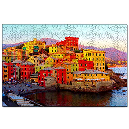 Italien Genua 1000 Teiliges Puzzle für Erwachsene und Familien Reise Geschenk Souvenir aus Holz 30x20 Zoll Italien Genua 1000 Teiliges Puzzle für Erwachsene und Familien Reise Geschenk Souvenir aus Holz 30x20 Zoll von Fxdiy