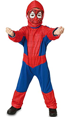 Fyasa 706075-T00 Spiderhelden-Kostüm für 2 bis 3 Jahre, mehrfarbig, Größe S von Fyasa