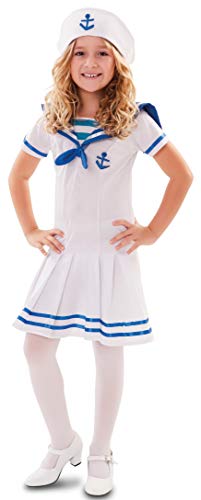 Fyasa 706157-T03 Matrosen-Kostüm für Mädchen von 10 bis 12 Jahren, merhfarbig, M von Fyasa