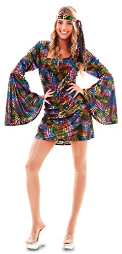 Fyasa 706266-t04 Farben Disco Girl Kostüm, groß von Fyasa
