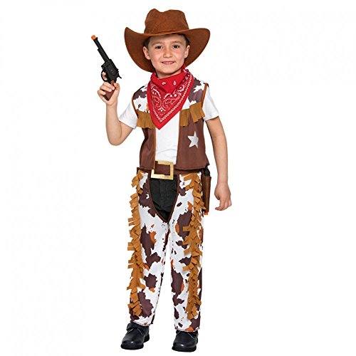Fyasa 706383-TBB Cowboy Kostüm für 1 bis 2 Jahre, merhfarbig, S von Fyasa