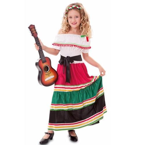 Fyasa 706476-T03 Mexikanisches Mädchen-Kostüm für 10 bis 12 Jahre, merhfarbig, M Fyasa 706476-T03 Mexikanisches Mädchen-Kostüm für 10 bis 12 Jahre, merhfarbig, M von Fyasa