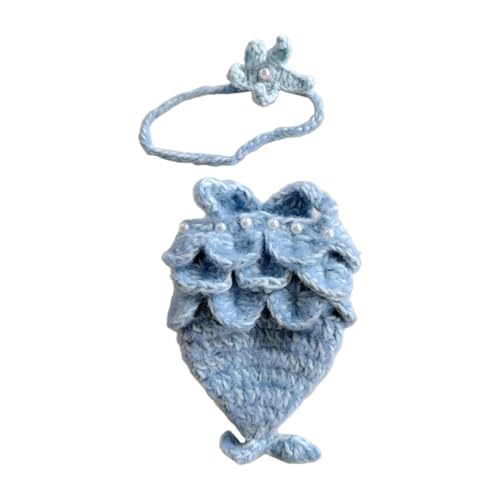 17 cm große Macaron-Puppenanhänger, Mode-Outfit-Zubehör-Set, Mini-Puppenkleidungs-Dekorationsset zur Ausstellung und süße Party-Ornamente aus weichem Stoff ( Puppe nicht im ​​ Interaktive ( A, A) von Fycakly