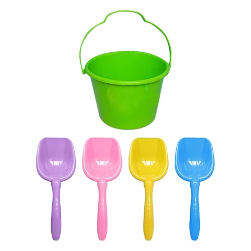 6-teiliges Strandschaufel- und 1-teiliges Strandeimer-Set, Sandeimer, Wassereimer, Sandkasten, Eimer, Plastikeimer, Kinder-Strandspielzeug, Reise-Sandspielzeug, zufällige ( Green, 15. 5X15. 5X11. 5cm) 6-teiliges Strandschaufel- und 1-teiliges Strandeimer-Set, Sandeimer, Wassereimer, Sandkasten, Eimer, Plastikeimer, Kinder-Strandspielzeug, Reise-Sandspielzeug, zufällige ( Green, 15. 5X15. 5X11. 5cm) von Fycakly