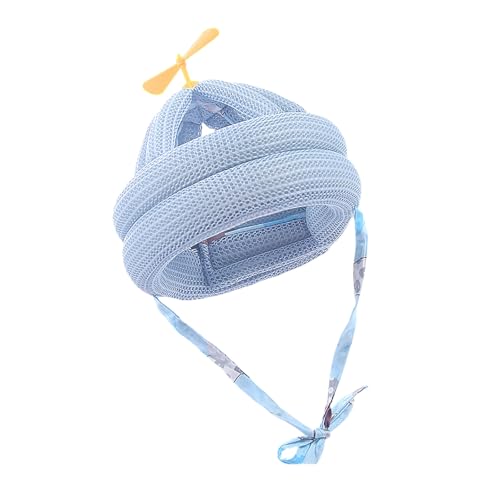 Baby-Kopfschutz, geeignet zum Krabbeln und Gehen, verstellbar, atmungsaktiv, Netzstoff, geeignet für Kleinkinder von 1 bis 3 Jahren, keine Vorsprünge usw. Geschenkidee für kinder ( Blue, 18x12cm) von Fycakly