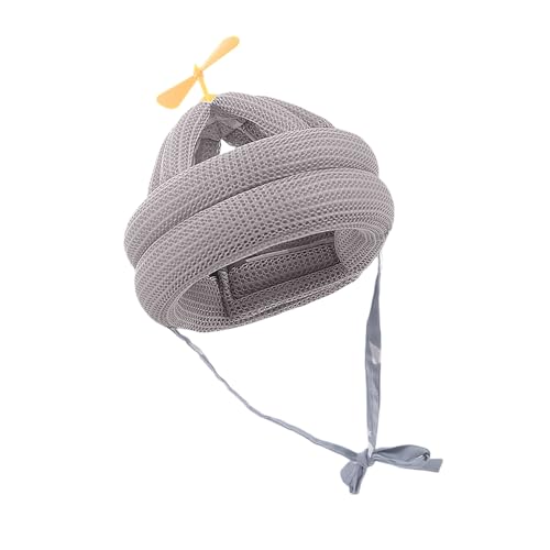 Baby-Kopfschutz, geeignet zum Krabbeln und Gehen, verstellbar, atmungsaktiv, Netzstoff, geeignet für Kleinkinder von 1 bis 3 Jahren, keine Vorsprünge usw. Geschenkidee für kinder ( Grey, 18x12cm) von Fycakly