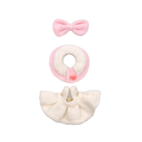 Entzückendes Puppenkleidungsset, weiche Stoff-Outfits für Kinder, perfekt zum Spielen im Haus und zum Verkleiden ​​ Puppen für Mädchen​​ ( 10cm) von Fycakly