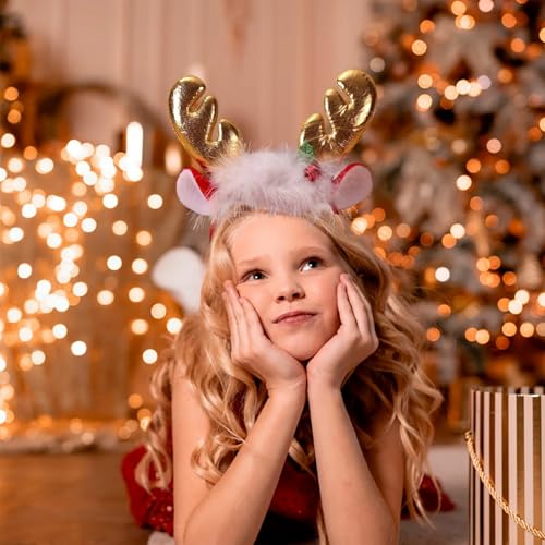 Flache Haarspangen Damen Weihnachtsmütze, Stirnband, exquisiter süßer Haarreif, Kopfbedeckung, Zubehör, Stechpalmennadel, Pailletten, Weihnachtsferien, Party, Kostüm, Hut, glänzend, (A, One Size) Flache Haarspangen Damen Weihnachtsmütze, Stirnband, exquisiter süßer Haarreif, Kopfbedeckung, Zubehör, Stechpalmennadel, Pailletten, Weihnachtsferien, Party, Kostüm, Hut, glänzend, (A, One Size) von Fycakly