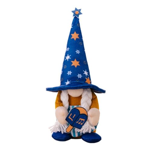 Fycakly 1 Stück Chanukka-Zwerg, Zwerg, Heimdekoration. Und. Chanukka, Tomte, Schweden Plüschtiere für Kinder​​ (Dark Blue, 28x7x5cm) von Fycakly