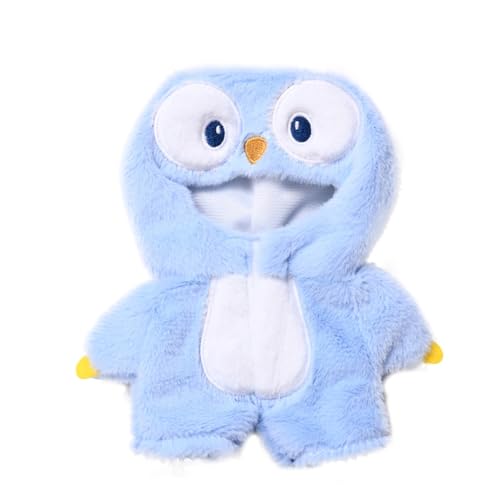 Fycakly 17 cm Anhänger Puppenkleidungsset, modisches Puppenzubehör, Kleidungsdekoration (Puppe Nicht im Lieferumfang enthalten) ​​ Puppen für Kleinkinder​​ (Light Blue, 适用于 17cm玩偶) von Fycakly
