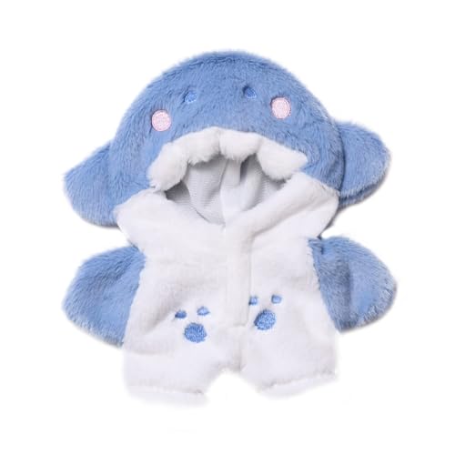 Fycakly 17 cm Anhänger Puppenkleidungsset, modisches Puppenzubehör, Kleidungsdekoration (Puppe Nicht im Lieferumfang enthalten) ​​ Tragetaschen für Puppen​​ (Light Blue, 适用于 17cm玩偶) von Fycakly