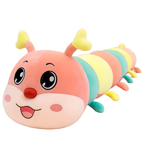 Fycakly 27, 5-Kuscheltiere, Bunte Plüschtiere, umarmendes Kissen, Neuheit, weiche Plüschpuppe mit 12 Füßen ​​ Plüschtier Dinosaurier Dino​​ (A, One Size) von Fycakly