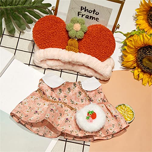 Fycakly 30 cm D-uck Plüschpuppenzubehör, Puppenkleidung, abnehmbare Kleidung, Hüte, Kleidung, Plüschtierzubehör, Kindergeschenke ​​ Große Plüschtiere Mädchen​​ (A, One Size) von Fycakly