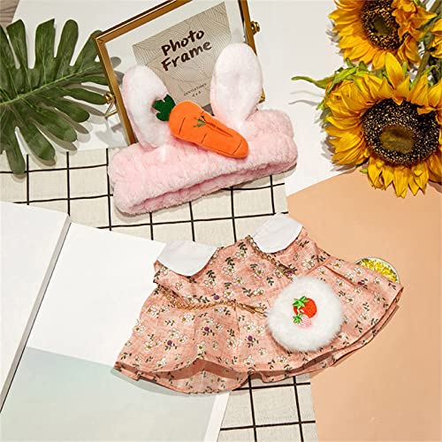 Fycakly 30 cm D-uck Plüschpuppenzubehör, Puppenkleidung, abnehmbare Kleidung, Hüte, Kleidung, Plüschtierzubehör, Kindergeschenke ​​ Große Plüschtiere Mädchen​​ (C, One Size) von Fycakly