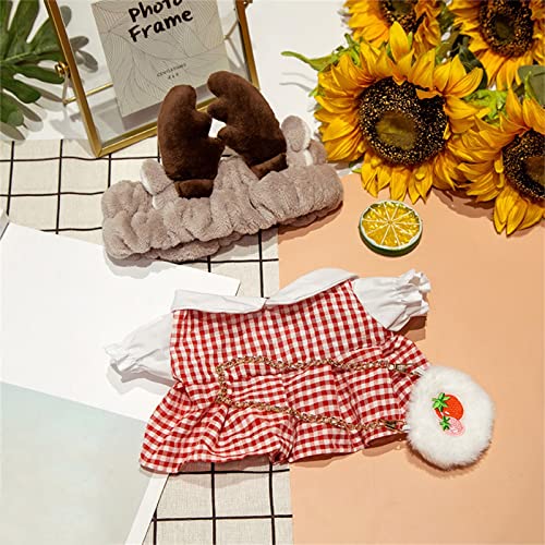 Fycakly 30 cm D-uck Plüschpuppenzubehör, Puppenkleidung, abnehmbare Kleidung, Hüte, Kleidung, Plüschtierzubehör, Kindergeschenke ​​ Große Plüschtiere Mädchen​​ (G, One Size) von Fycakly