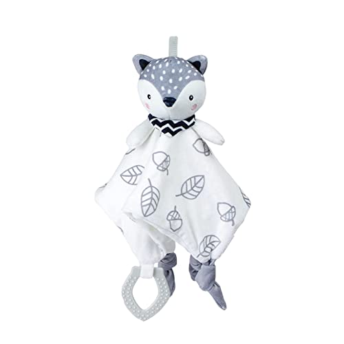 Fycakly Babydecke Plüsch Stofftier Lovey Beruhigendes Sensorisches Stoff Kuscheldecke ​​ Süße Plüschtier Geschenke​​ (Blue, One Size) von Fycakly