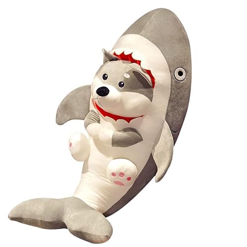 Fycakly Cartoon Shaped Dog Plüschpuppe Großes Kissen Mädchen Trick Stoffpuppe Valentinstagsgeschenk * 1St ​​ Klassische Stofftiere Kinder​​ (AS Show, One Size) von Fycakly