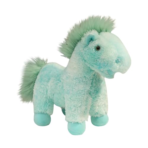 Fycakly Cartoon Simulation Regenbogen Pferd Spielzeug Sternzeichen Pferd Maskottchen Geburtstag Für Jungen Und Kinder ​​ Klassische Stofftiere Kinder​​ (E, 22cm) von Fycakly