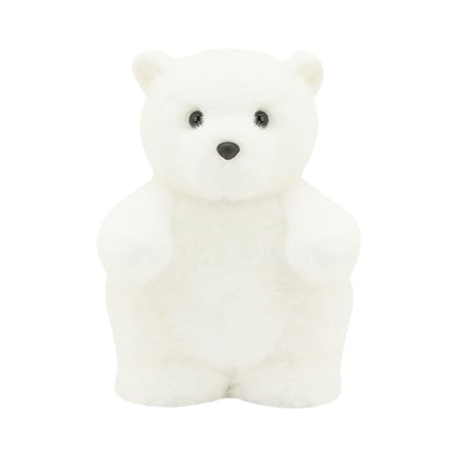 Fycakly Eisbär Spielzeug, weiches Stofftier für Kinder und Kinderzimmer Dekor ​​ Klassische Stofftiere Kinder​​ (White, A) von Fycakly