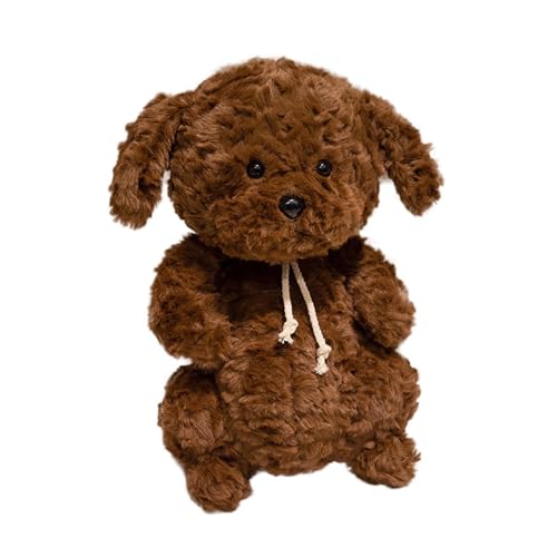Fycakly Entzückendes Kuscheltier-Kissen mit Tiermotiv für Kinderzimmer und Schlafzimmer ​​ Puppen für Babys​​ (Brown, 35cm) von Fycakly
